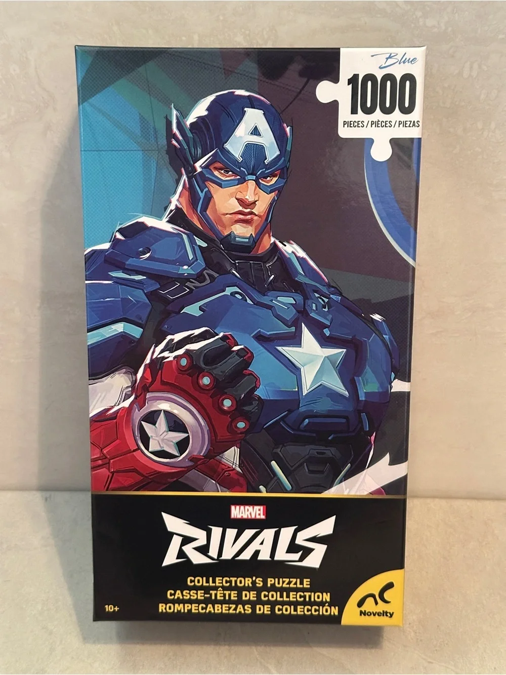 Marvel Rivals Captain America 1000 Pieces Puzzle New Sealed Bag Collectors